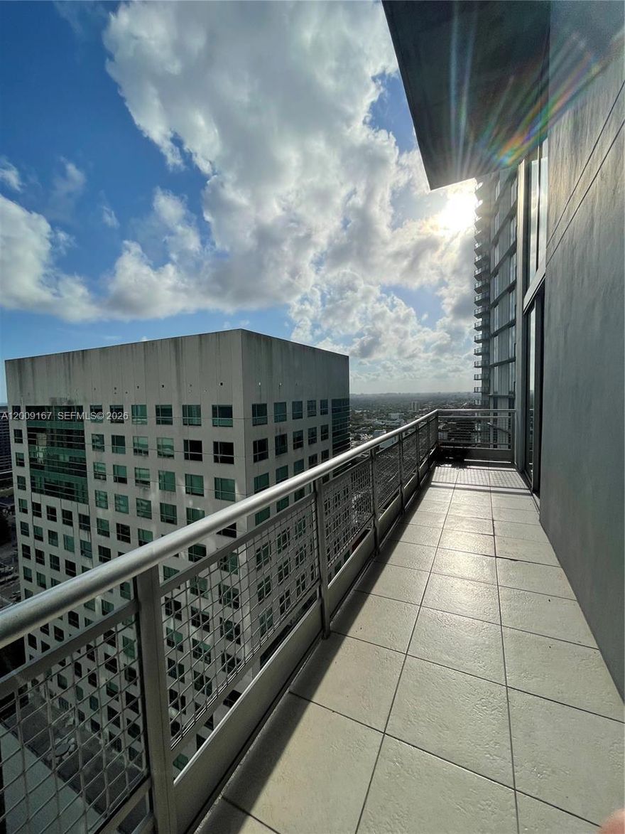 Beautiful 1255 sf, two story loft on the Miami river with a South view! The Brickell area offers a bustling night-life and great restaurants at your doorstep. 2 blocks from Brickell City Center. This apartment comes with a parking assigned and a second free valet parking. Amenities include heated community pool, exercise room, sauna and steam room, dog park, game room, party room, etc. Management office on site. NOTE: listed as a 1 Bed, but is a LOFT (two story open space) - there is no walls dividing the layout.