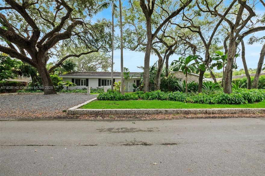 Discover this beautifully updated home in the highly desirable Ponce Davis neighborhood. This spacious residence boasts 4 bedrooms, 3 bathrooms, and an additional in-law suite or office, providing ample space for family and guests. With 2,900 square feet of living space, this home offers a perfect blend of comfort and style. Situated on a generous 11,984 square foot lot, enjoy the stunning pool surrounded by lush landscaping. Majestic old oak trees, creating an oasis of tranquility. Including  impact windows and a new roof, ensuring modern convenience and peace of mind.Whether entertaining by the pool or enjoying the evenings in the terrace, this home offers the perfect backdrop for any lifestyle. Experience the charm and desirability of this Ponce Davis treasure today. 1 BED converted .