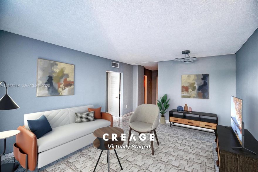 Available now! Step into this charming 1 bed / 1 bath residence at Coastal Towers — the iconic original of Sunny Isles Beach. This inviting unit boasts a smart, spacious layout with abundant storage, along with a beautifully updated kitchen featuring white quartz countertops and sleek stainless steel appliances. Coastal Towers offers an impressive array of amenities, including a sparkling pool, expansive sundeck, fully equipped fitness center, stylish social room, and even an on-site hair salon for your convenience. All of this is set in the heart of Sunny Isles Beach, known for its pristine beaches, vibrant dining scene, and fantastic shopping options. Don’t miss this opportunity!