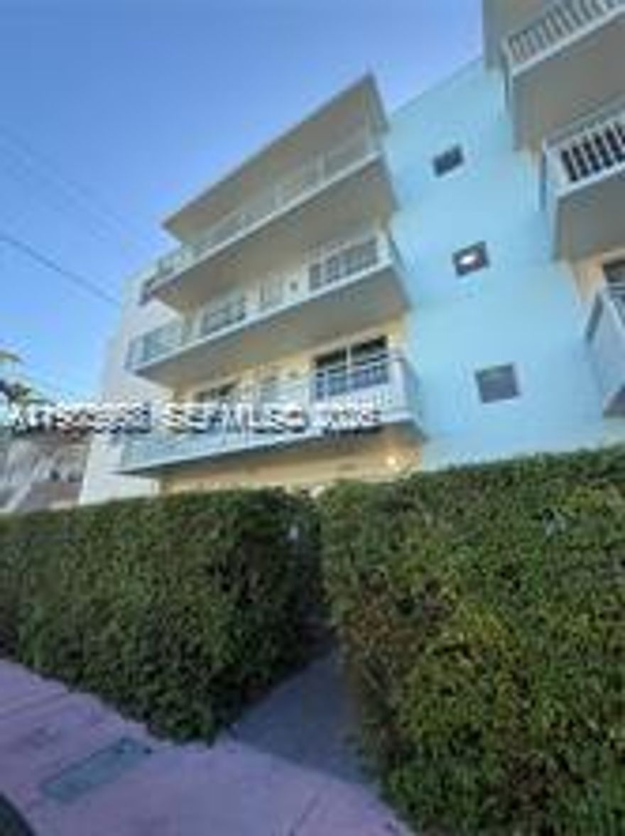 Top-floor Corner unit featuring a full-size washer and dryer inside the unit, private balcony with northern views, and impact windows throughout. The apartment includes one assigned gated and covered parking space, elevator access, and central A/C for year-round comfort. The unit can be rented furnished or unfurnished, offering flexibility to suit your needs. Clean, well-maintained, and move-in ready. Secured access building. Easy to show! Walk to Lincoln Road, the beach, Restaurants and shops. Pets considered. 6 - 12 months leases considered.