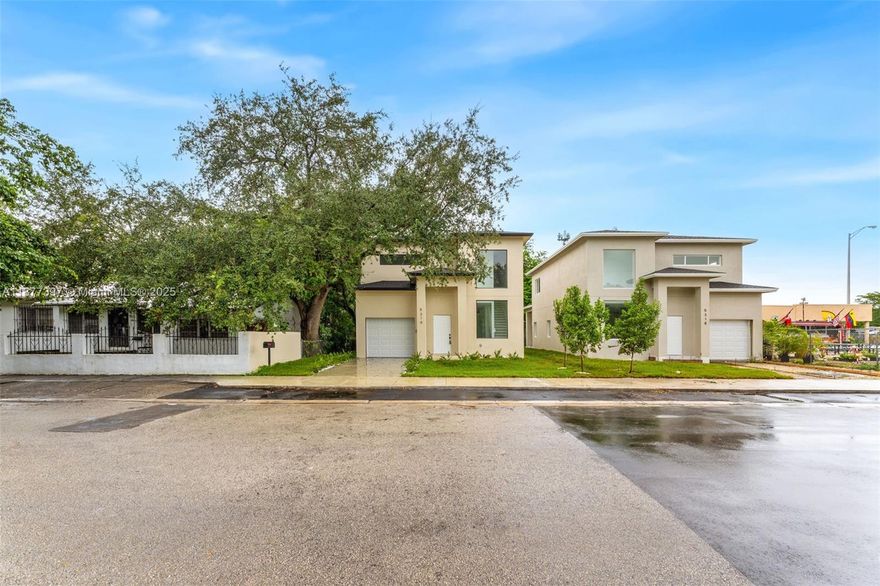 Come see this stunning brand-new 2-story home in the heart of Miami! Offering 2,175 sq ft of living space, it features 4 bedrooms, 3 bathrooms, a spacious open kitchen with stainless steel appliances, and a 1-car garage. Modern finishes include large-format ceramic tile flooring, impact windows for peace of mind and insurance savings, and abundant natural light throughout. Ideally located just minutes from I-95, Wynwood, Downtown, Brickell, and the Design District, this new construction home combines comfort, style, and convenience—move in and enjoy hassle-free living from day one!