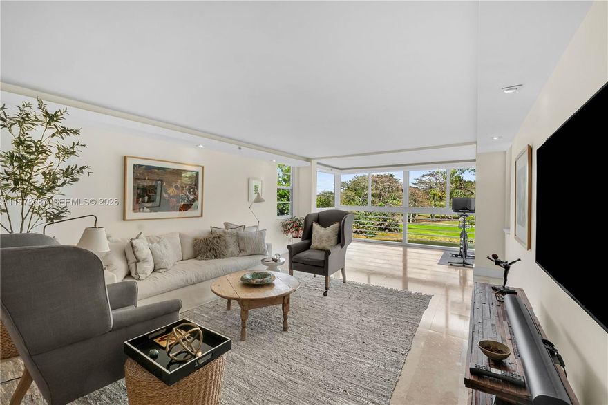 Welcome to this beautiful, bright and airy fully updated 3-bedroom, 3-bathroom home located in the highly sought-after Palm Aire Country Club community. Floor-to-ceiling impact glass throughout fills the home with natural light and seamlessly blends indoor and outdoor living.
Relax in the enclosed porch, the perfect retreat to unwind with a good book while enjoying panoramic views of the lagoon, golf course, and the lush, manicured tropical landscape Palm Aire is known for.
The spacious, remodeled chef’s kitchen features a brand-new Miele dishwasher, new LG refrigerator, and a convenient built-in breakfast counter—perfect for morning coffee, casual dining, or additional meal prep.
This amenity-rich community offers something for everyone, including tennis, pickleball, basketball courts, outdoor fitness areas, a children’s playground, pool, and clubhouse with barbecue grills, making it easy to spend the entire day enjoying the outdoors.
Ideally located near shopping, dining, beaches, airports, and major commuter routes, this home offers the perfect balance of comfort, convenience, and resort-style living.  Schedule your showing today!