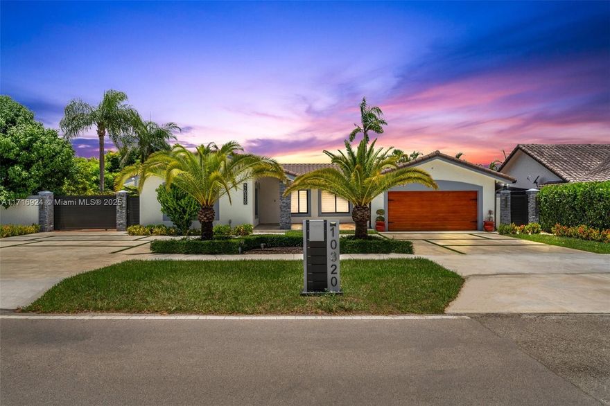 Welcome to this exceptional 4-bedroom, 3-bath single-family home at Calusa Club Estates. Spanning 2,403 sq. ft., this property is perfect for families, entrepreneurs, or investors. The bright, open layout features spacious living areas and a modern kitchen. Step outside to find a unique terrace equipped with a commercial-grade kitchen, including a fryer, professional oven, industrial extractor hood, and cooler—ideal for hosting or running a catering business. Additionally, there’s an independent studio apartment with its own entrance, providing versatile living options or rental income potential. This property combines residential comfort with commercial opportunities in a desirable neighborhood close to top-rated schools and amenities.