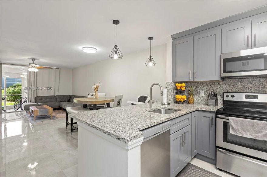 Prime East Deerfield Beach location! This fully remodeled 2-bed, 2-bath condo offers peaceful pool and garden views from your private patio—just minutes from the ocean. Perfect for full-time living or a seasonal escape, with 6-month rentals allowed once per year. Don’t miss this affordable coastal gem—schedule your private showing today.