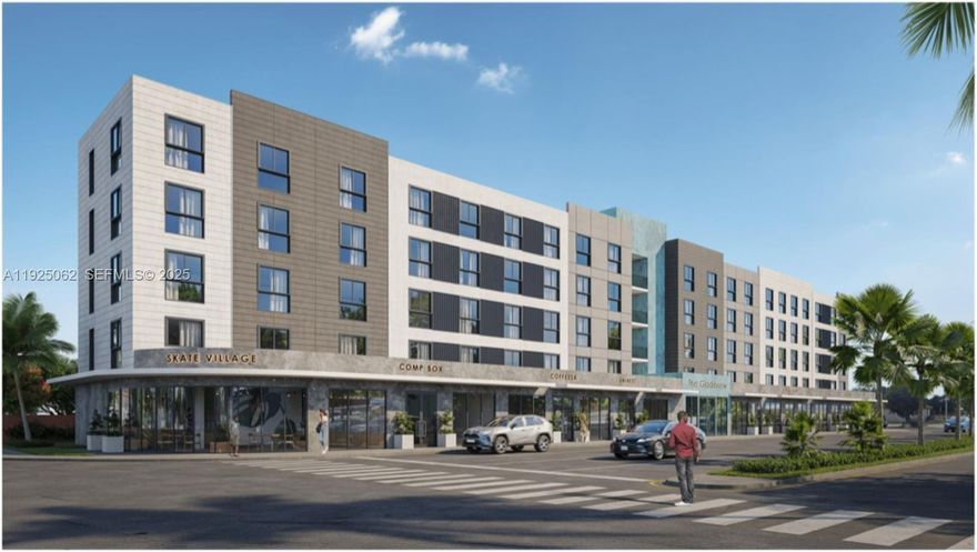 This exceptional development opportunity comprises three contiguous folios (30-3115-020-0550, 30-3115-020-0560, and 30-3115-020-0570) offering prime commercial land ideal for a mixed-use project. The site is delivered with plans and approvals in place for 44 residential units and approximately 6,000 square feet of commercial space, providing a streamlined path to construction. Impact fees are ready to be paid by the buyer. Located in a high-demand, rapidly growing area, this property presents a rare chance for developers or investors to move quickly on a fully entitled, high-value development site.