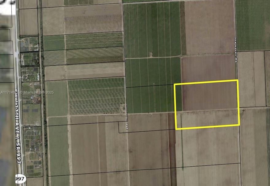 Here is your land opportunity to buy approx. 29 acres! Located just west of Tamiami Airport. This is the perfect blank slate to make your own. Potential for agricultural endeavors, custom home building, and developing.
