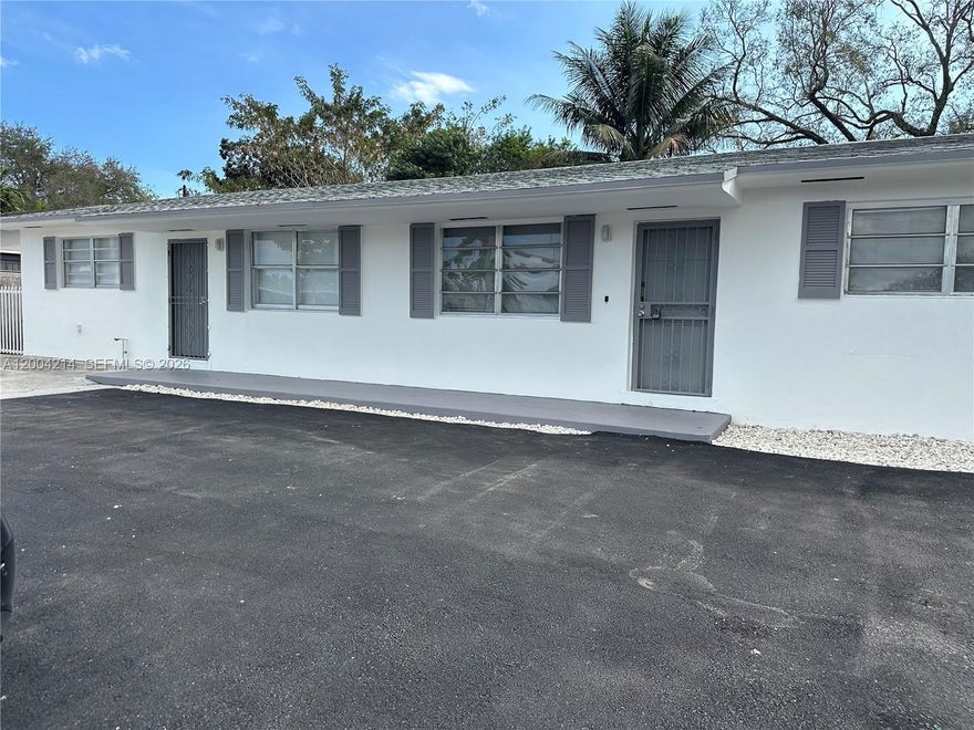 Fully renovated and move-in ready, this beautifully updated single-story duplex at 2270 NW 103rd St, Miami, FL 33147 offers excellent flexible living or investment potential with two modern 2-bed/1-bath units (a combined 4 bedrooms and 2 bathrooms) and 2,124 sq ft of living area on a 7,125 sq ft lot. Roof 2026. Each unit is currently renting or projected at about $2,450/month, making this an attractive income property or owner-occupant opportunity. Thoughtfully modernized with contemporary finishes and ready for immediate occupancy, this property sits in a central residential area of West Little River and provides convenient access to everyday amenities such as schools, shopping, parks, and essential services while still being a short drive over the highway to Miami’s more bustling districts and lifestyle destinations. With easy access to major roads, local dining, and nearby parks and recreation, this turnkey duplex combines steady rental income, practical location, and move-in convenience. Please use Showing Time