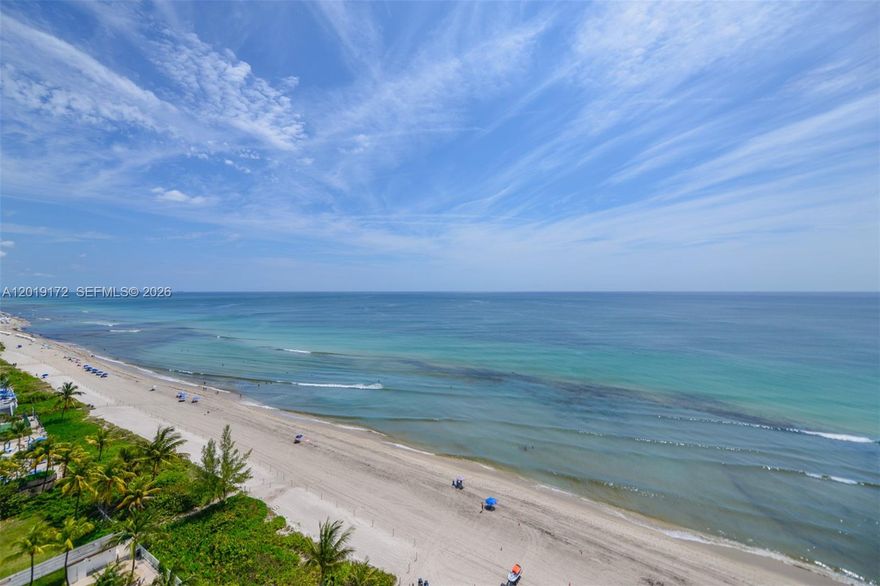 Unobstructed direct ocean views from this 2-bedroom oceanfront residence in one of the most sought-after lines in the building. Updated interiors with a comfortable layout that keeps the ocean front and center from the main living spaces. Enjoy true resort living with beach access & beach service, pools, fitness centers/sauna, tennis, pickleball, marina, on-site dining, mini-markets, valet, and 24/7 security—all in a premier oceanfront community.
