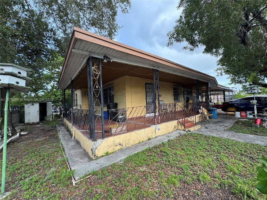Investor’s dream in a high-demand Miami location! This income-producing property features a main house with 2 bedrooms / 1 bath, an attached 2-bedroom / 1-bath unit, plus a separate efficiency. Property needs updates, but offers excellent potential with multi-family zoning and strong rental income possibilities. Corner lot with gated entry and plenty of parking. Centrally located near major highways, shopping, schools, Wynwood area and Miami International Airport. Perfect opportunity for investors or savvy homeowners looking to maximize returns. As is Sale!