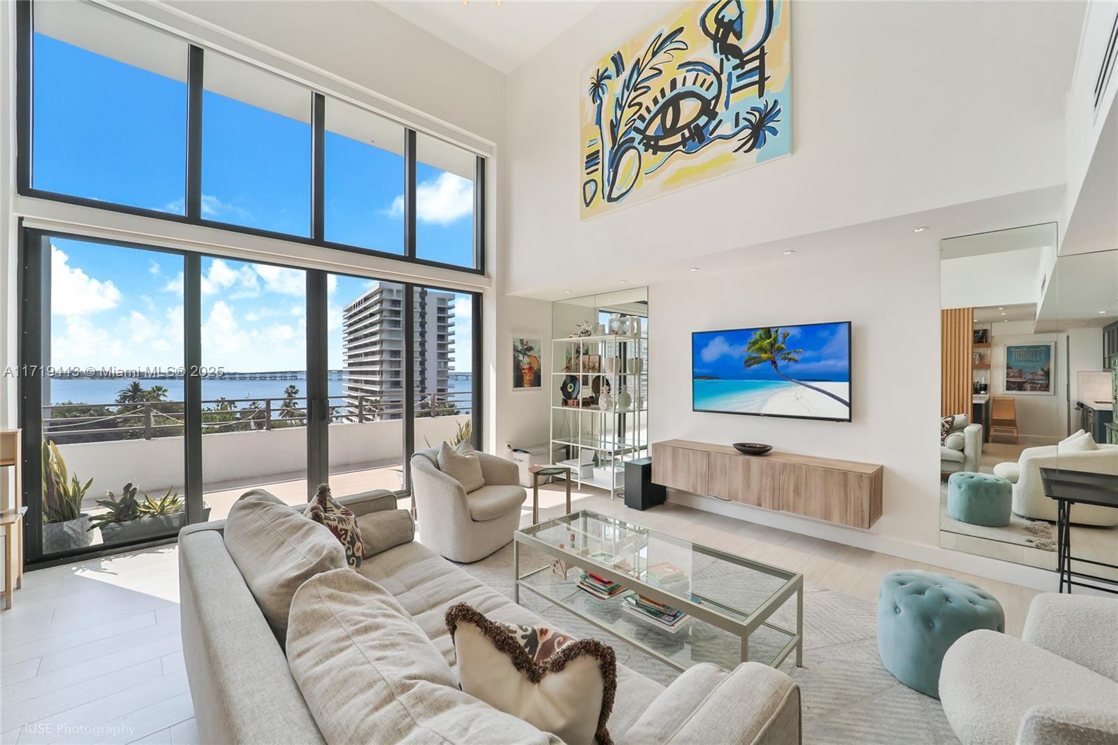 Enjoy spectacular ocean views from every room of this stunning loft style apartment, in the exclusive boutique building, Brickell East Condo. Recently completley remodeled from top to bottom, this two story, 2 bedroom, 2.5 bathroom house in the sky is truly one of a kind. The brand new impact windows allow the home to be flooded with natural light. The living room’s sliding doors open up to the over sized terrace to allow for the best of indoor/outdoor living. The building offers 24 hour security, off street guest parking, a fitness center with spa, pool and BBQ area. Walking distance to Brickell City Center and easy access to I-95, MIA and all the best Miami beaches.