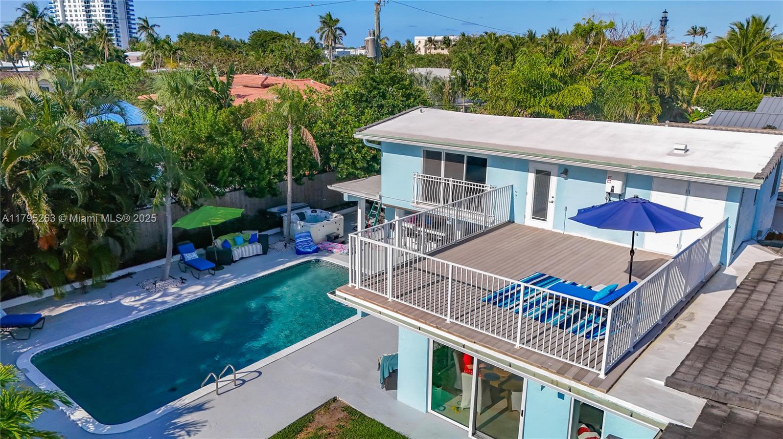 Discover exclusive Hillsboro Shores with this exceptional address offering private beach access just steps away. Entertain in style in your own tropical oasis, featuring a heated pool, hot tub, and Key West-style outdoor bar. Start each morning with stunning sunrises from the rooftop sundeck and retreat to the luxurious primary suite, boasting vaulted ceilings and a spa-inspired bathroom with a jetted tub overlooking the iconic Hillsboro Lighthouse. Thoughtfully updated for effortless indoor-outdoor living, this home blends comfort and elegance throughout. Ideally located just minutes from a private airport, championship golf and pickleball courts, top-rated restaurants, upscale shopping, and the vibrant Pompano Pier. Live in paradise year round or launch the ultimate AirBnb retreat.