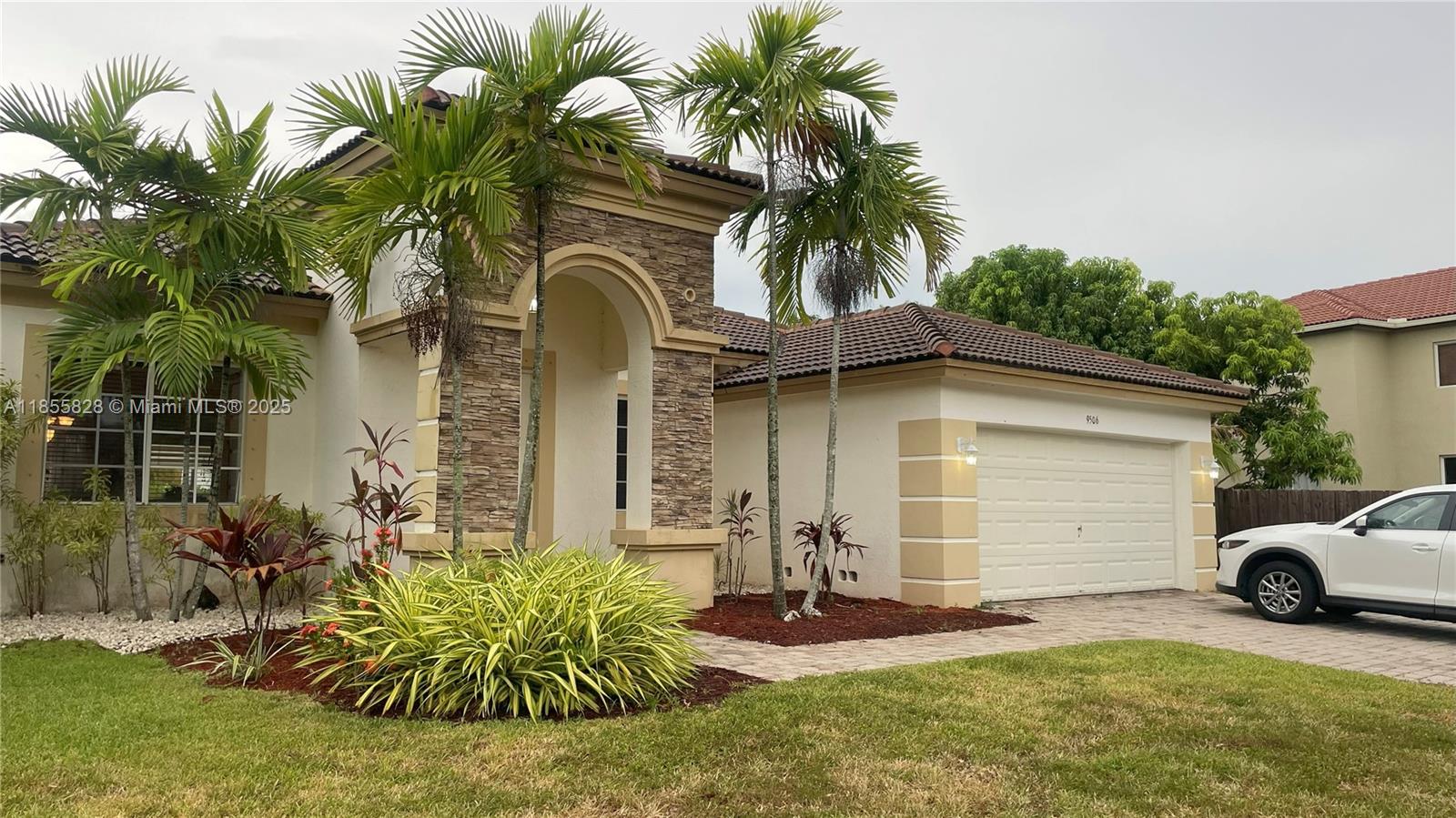 Welcome to this spacious and well maintained 4-bedroom, 2.5-bath home located in the highly sought-after Lakes by the Bay Amber community. Featuring one story open floor plan with abundant natural light, this home offers a comfortable living and dining area, a cozy kitchen with plenty of cabinet space, and a large primary suite with a walk-in closet and private bath. Enjoy the privacy of a fenced backyard, perfect for entertaining or relaxing. Plenty of space to build a pool. Residents benefit from a low HOA fees that includes security, walking trails, and a clubhouse pool, gym all within minutes of, shopping, dining, and easy access to major highways.