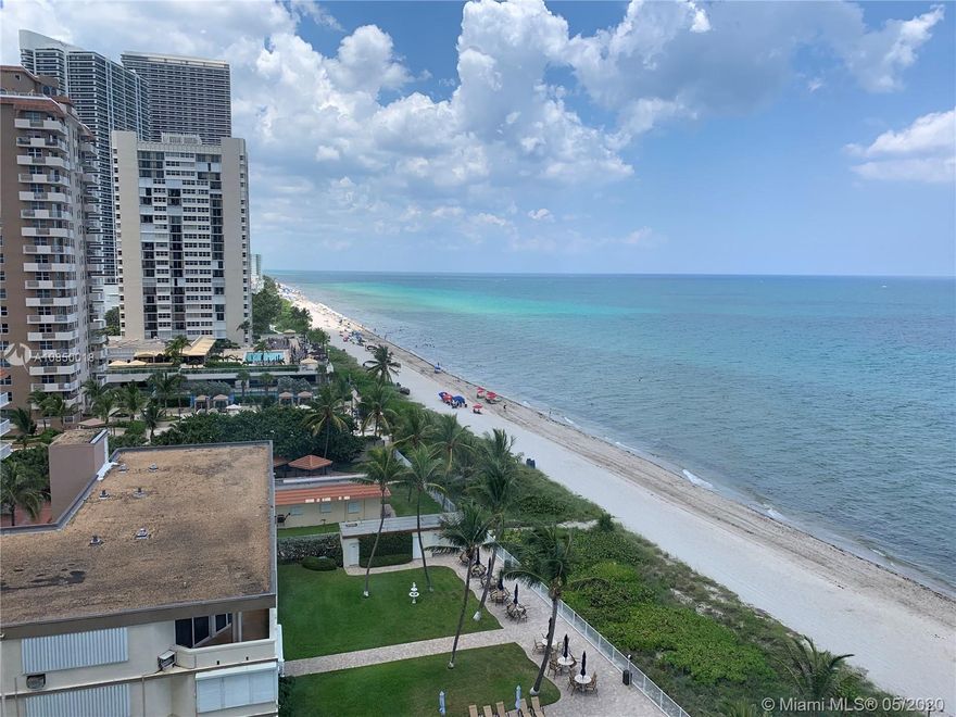 Enjoy the season at the Hemispheres in this magnificent oceanfront 2 bedroom 2 baths unit with direct view of the ocean. Second bedroom is used as a den but has a Murphy bed. Unit Has tile floors throughout, updated baths with shower stalls, top of the line updated kitchen with stainless steel appliances. Fully furnished and equipped. Complex has 24 hr security, 2 pools, access to the beach, fitness center, 2 restaurants, snack bar, minimart, tennis & basketball courts, beauty salon and courtesy bus. Rent includes WIFI, telephone,1 assigned parking, electricity, basic cable and water. Rent paid in full 30 days prior to moving in. Complex requires $100 screening, $1500 security, $2000 security to the owner, $150 cleaning fee. Available for next season 11-1-2021.