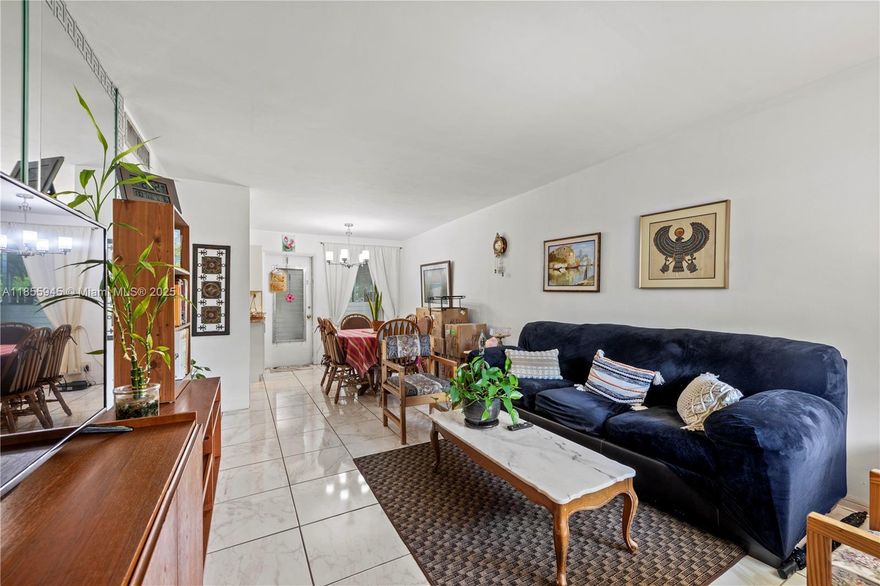 Charming and spacious 2-bedroom, 1-bathroom corner unit. Enjoy the privacy of a screened-in back porch, perfect for morning coffee or evening relaxation. Functional layout with comfortable living and dining areas, generous bedroom sizes. Conveniently located near shopping, dining, parks, airport and just minutes from downtown. New roof, newer A/C, accordion shutters through out for storm protection.