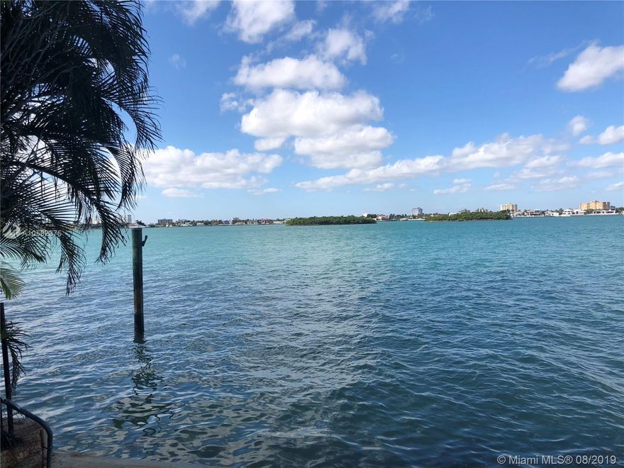 Enjoy breathtaking views in sought after Bay Harbor Islands.  Fabulous opportunity to build on 112 feet of wide open bay.  Large 20,000 square foot lot perfect for a developer or buyer who wants to build their own estate in a private oasis.  Steps from  A+ schools, great restaurants,  and the world renowned Bal Harbour shops.