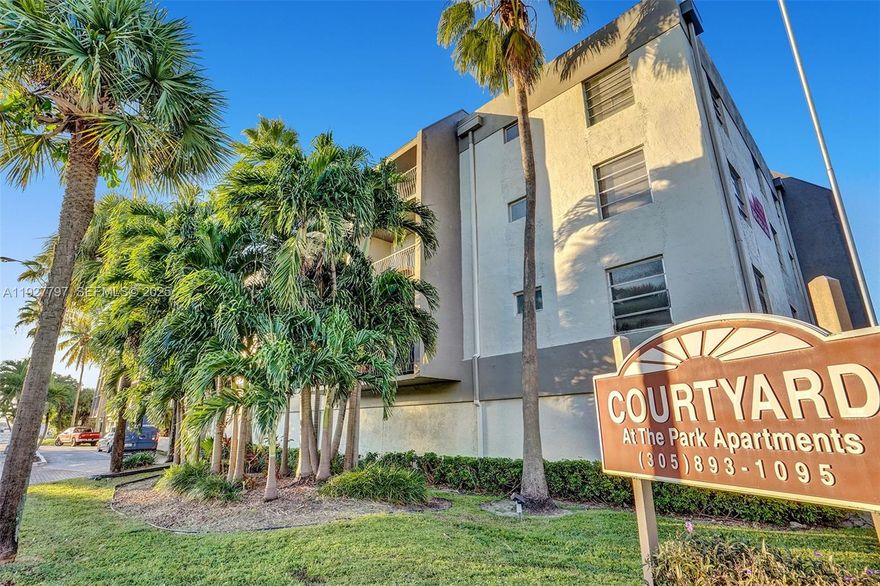 Move-in ready 1BR/1BA, 747 sq ft apartment featuring fully tiled flooring throughout. Rent includes water, trash, maintenance, pest control, pool access, on-site laundry, and fitness center. Ideally located next to Enchanted Forest Park and close to public transportation, Starbucks, Publix, Target, restaurants, and more. Just a short drive to Aventura Mall.