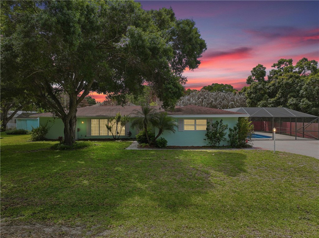 The property features a ranch-style exterior with
