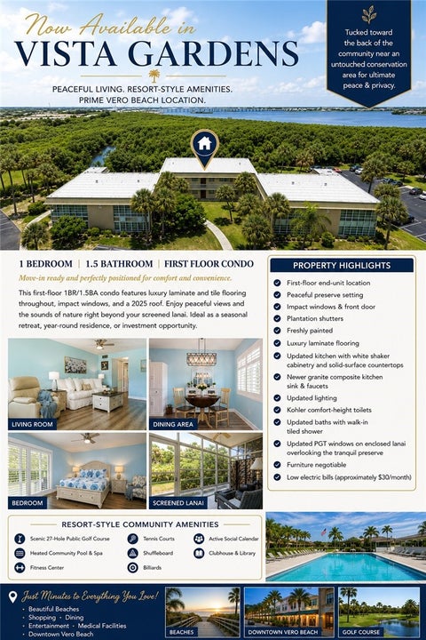 28 Vista Gardens Trail 105, Vero Beach, FL 32962