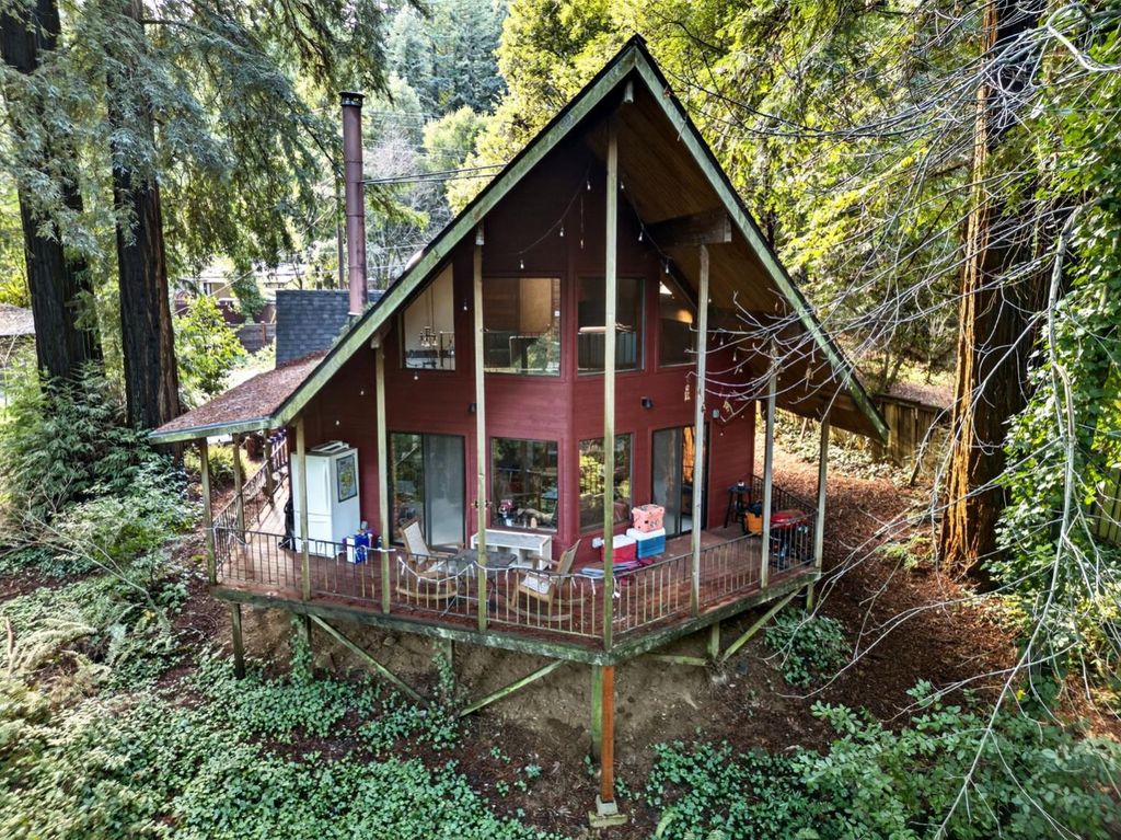 Photo of 15194 Big Basin Way, Boulder Creek, CA 95006 (MLS # ML82029644)