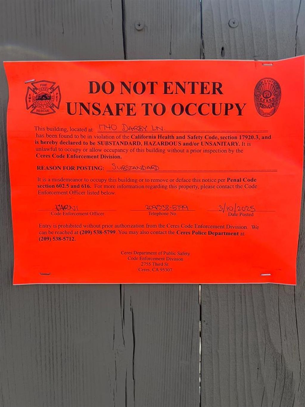 Photo of 1740 Darby Lane, Ceres, CA 95307 (MLS # ML82030541)