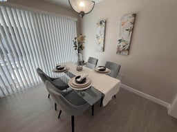 Ten foot sliding door to your covered patio