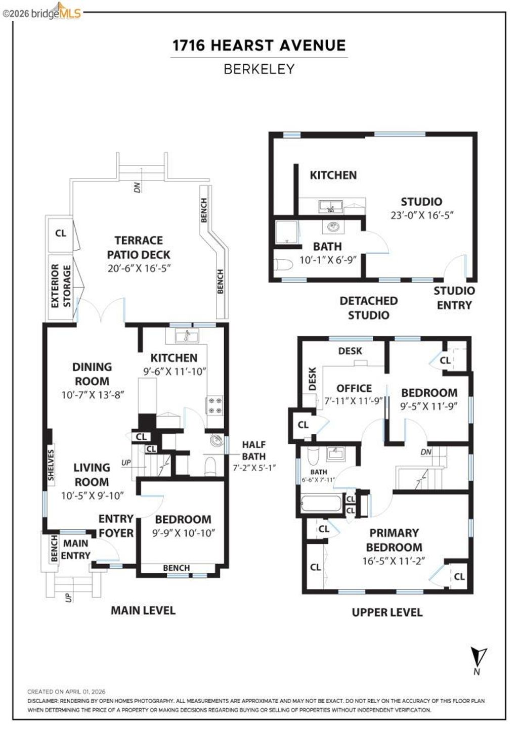Photo of 1716 Hearst Ave, Berkeley, CA 94703 (MLS # 41129538)