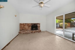 With Sliding Glass Door to Backyard