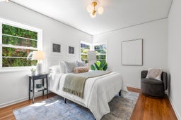 Bedroom featuring wood finished floors