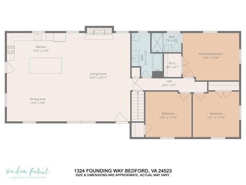 Tiny photo for 1324 Founding Way Road, Bedford, VA 24523 (MLS # 366453)