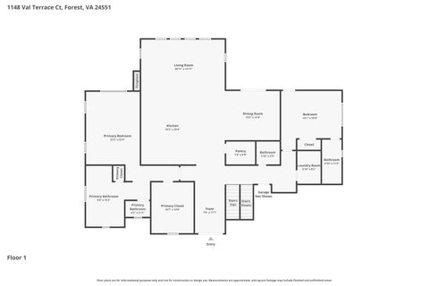 Tiny photo for 1148 Val Terrace Court, Forest, VA 24551 (MLS # 364667)