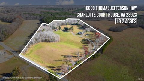 Tiny photo for 10008 Thomas Jefferson Highway, Charlotte Court House, VA 23923 (MLS # 363490)