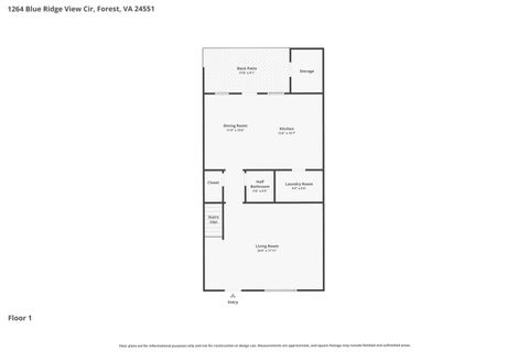Tiny photo for 1264 Blue Ridge View Circle, Forest, VA 24551 (MLS # 365131)