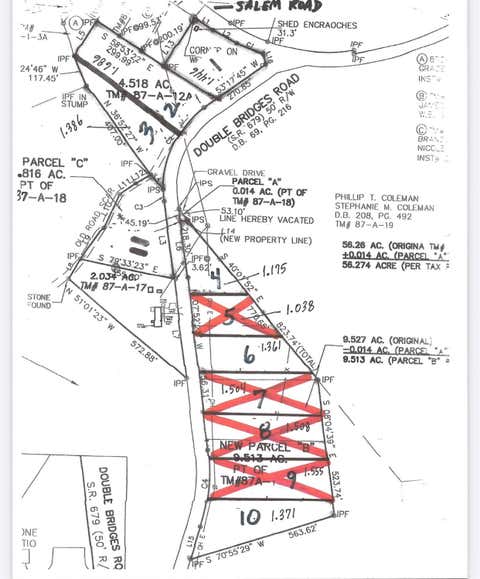 Vacant Land For Sale - 11 Double Bridges Road<br/> Appomattox County, Appomattox, VA 24522
