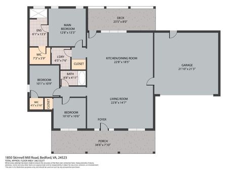 Tiny photo for 1850 Skinnell Mill Road, Bedford, VA 24523 (MLS # 362567)