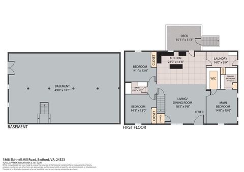Tiny photo for 1850 Skinnell Mill Road, Bedford, VA 24523 (MLS # 362567)