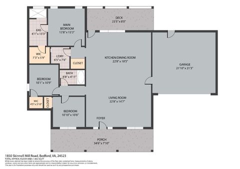 Tiny photo for 1850 Skinnell Mill Road, Bedford, VA 24523 (MLS # 362567)