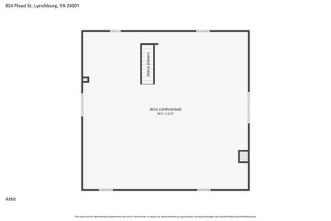 Tiny photo for 824 Floyd Street, Lynchburg, VA 24501 (MLS # 366101)