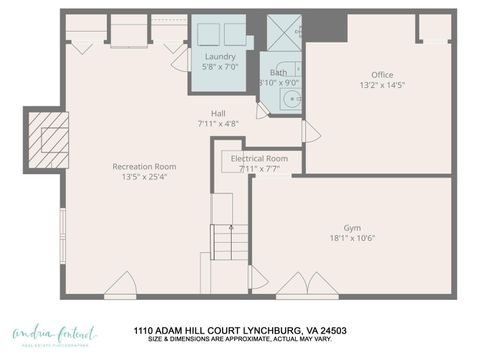 Tiny photo for 1110 Adam Hill Court, Lynchburg, VA 24503 (MLS # 366456)