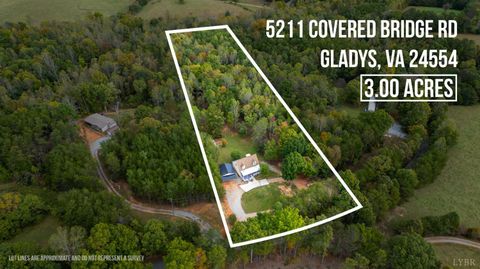 Tiny photo for 5211 Covered Bridge Road, Gladys, VA 24554 (MLS # 362429)