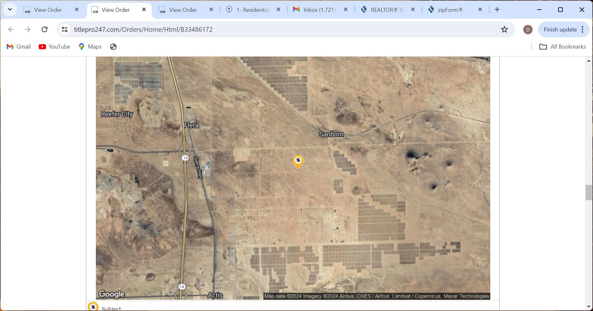 Mojave, California 93501, United States, ,Land,Active,58220