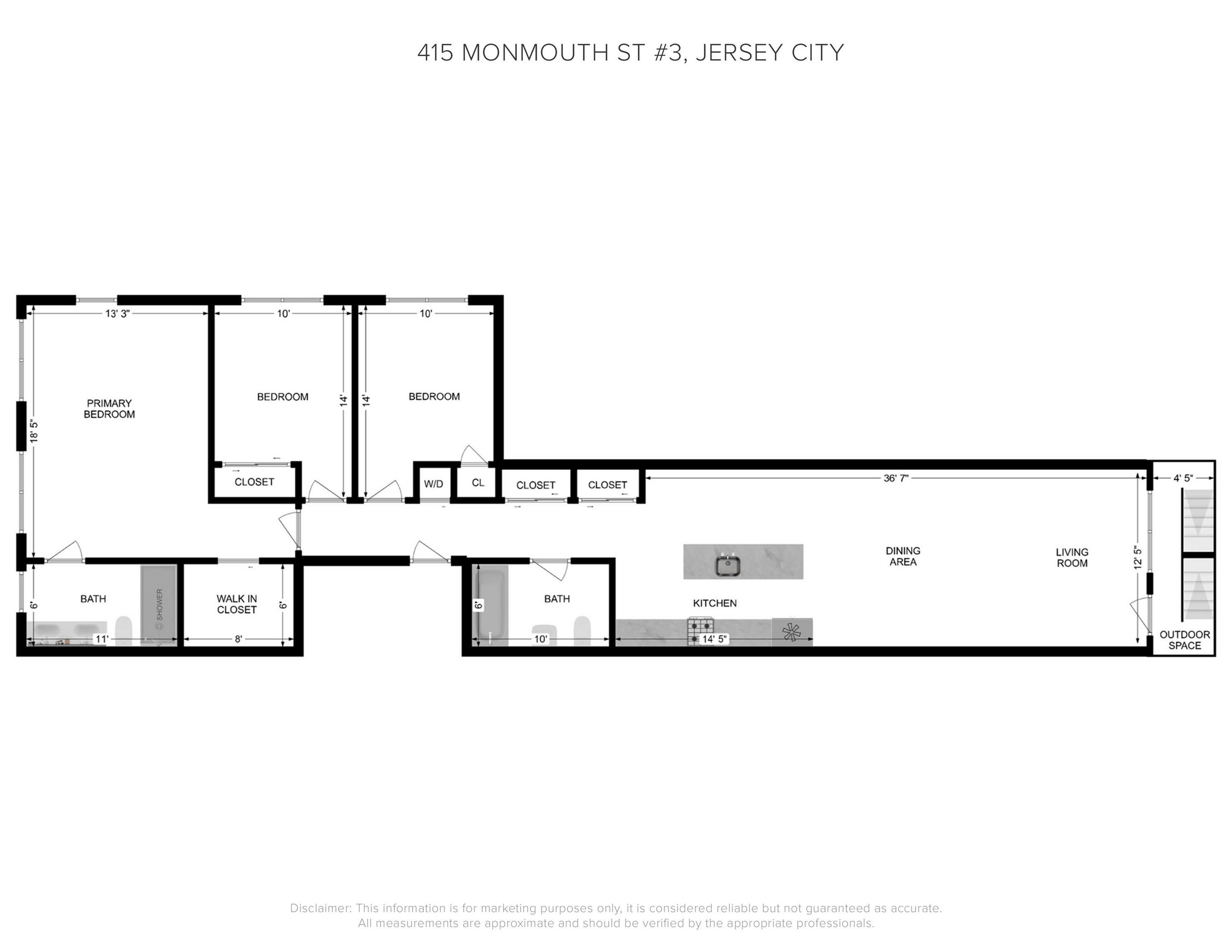 415 Monmouth St #3, Jersey City, New Jersey image 31