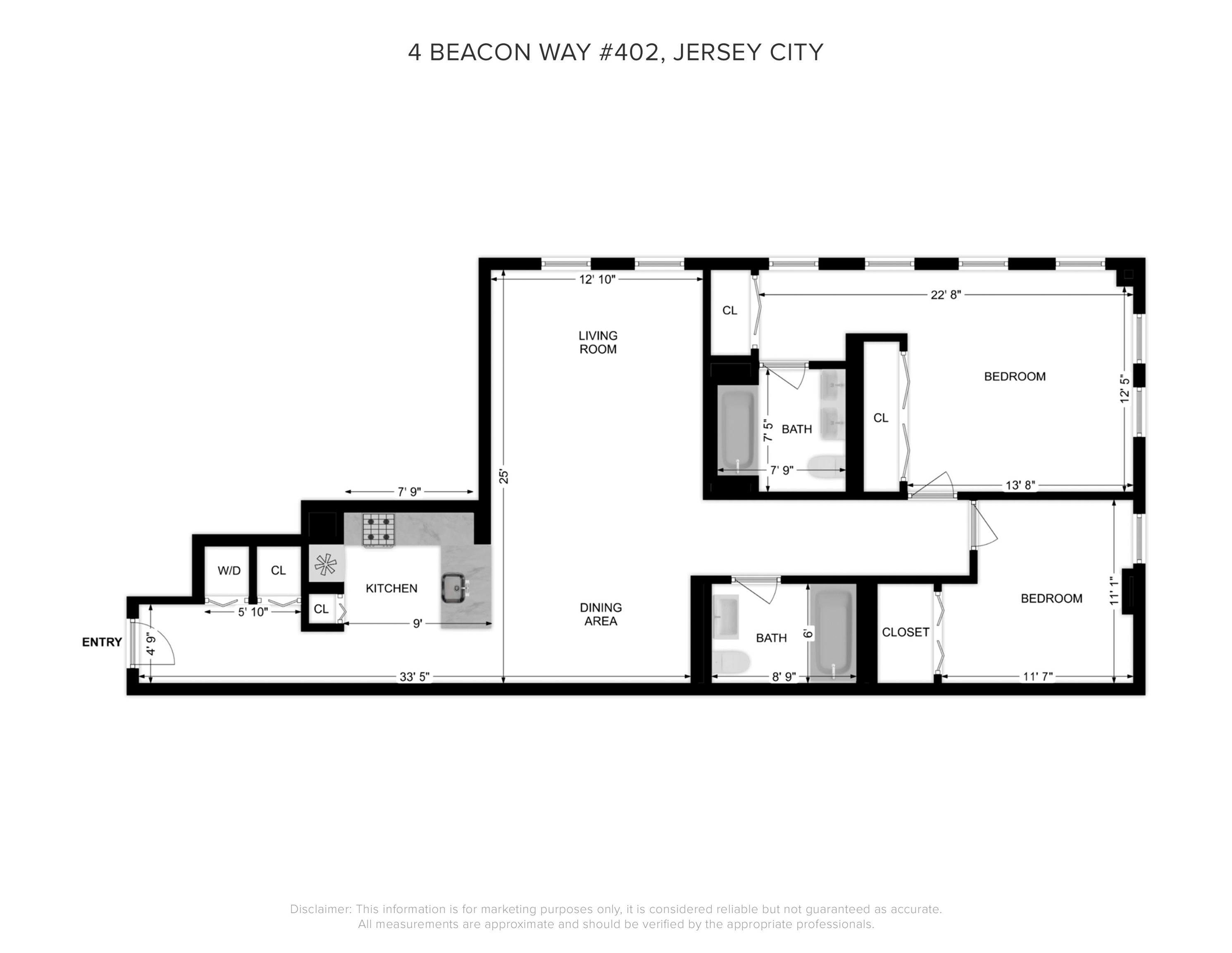 4 Beacon Way #402, Jersey City, New Jersey image 45