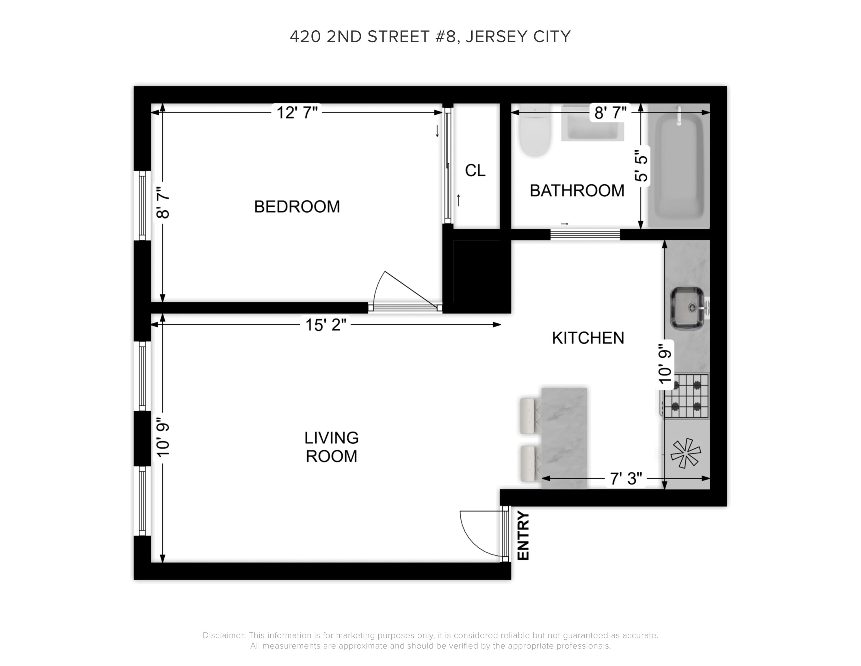 420 2nd St #8, Jersey City, New Jersey image 22