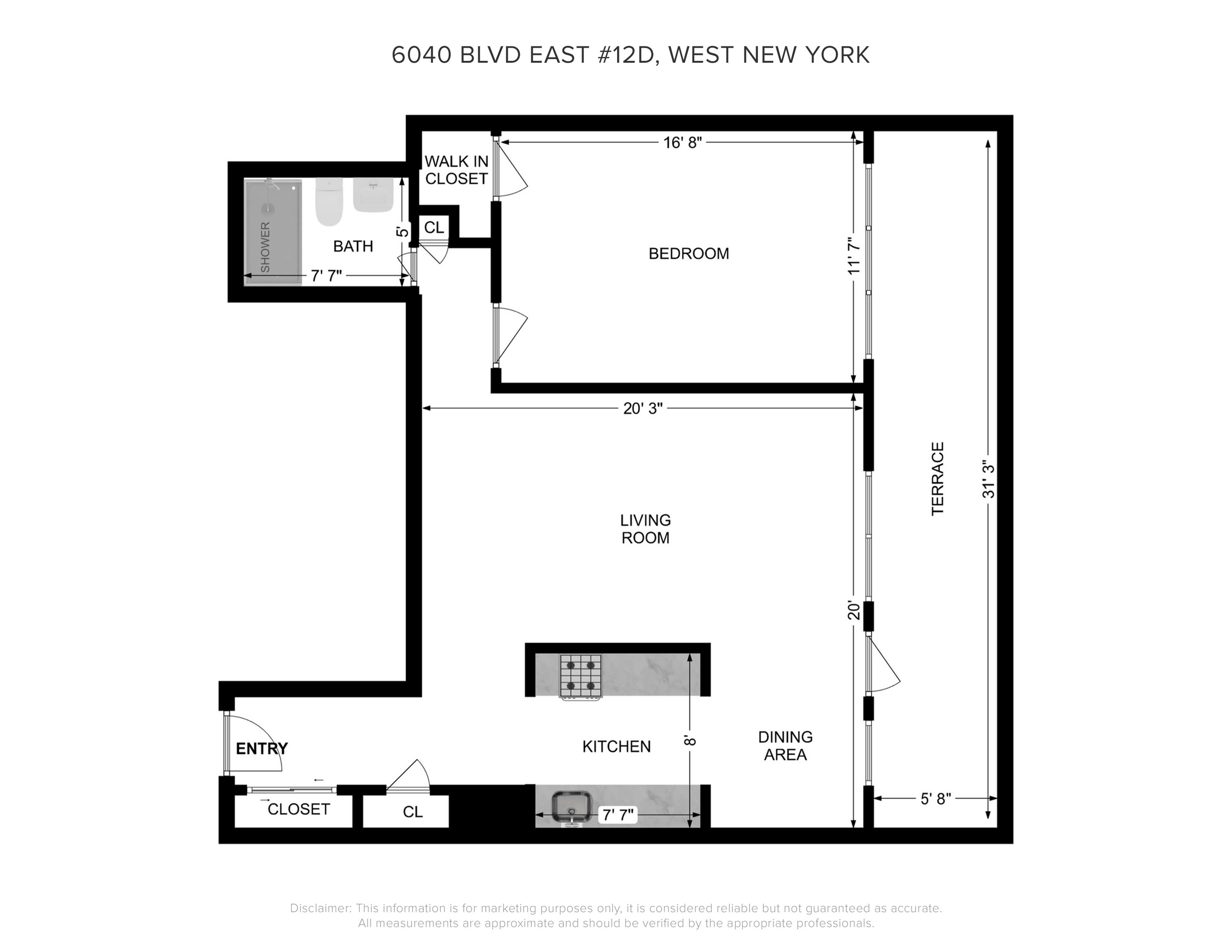 6040 Blvd East #12D, West New York, New Jersey image 10