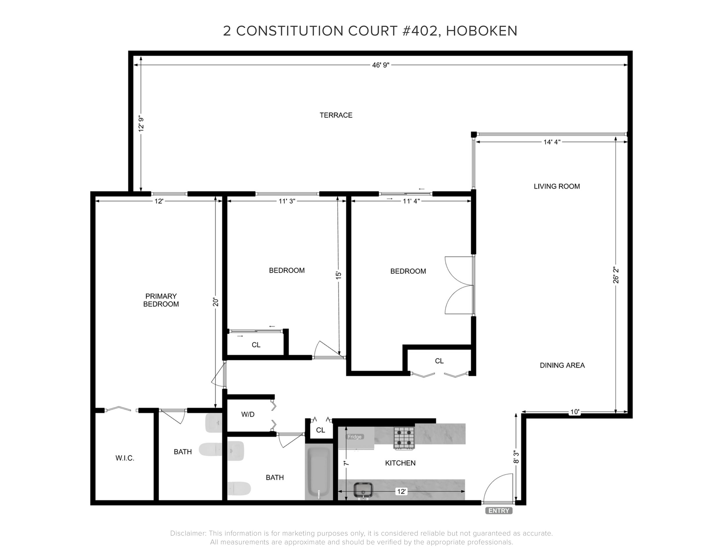 2 Constitution Ct #402, Hoboken, New Jersey image 32