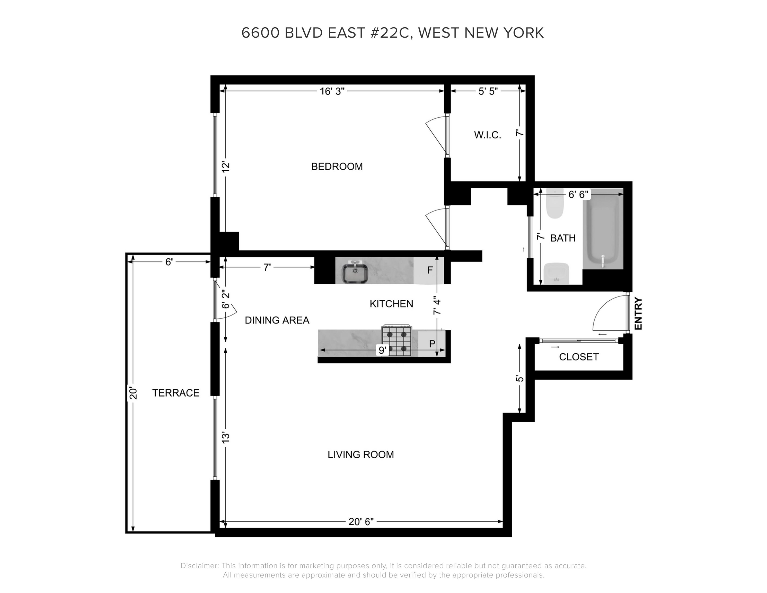 6600 Blvd East #22C, West New York, New Jersey image 11