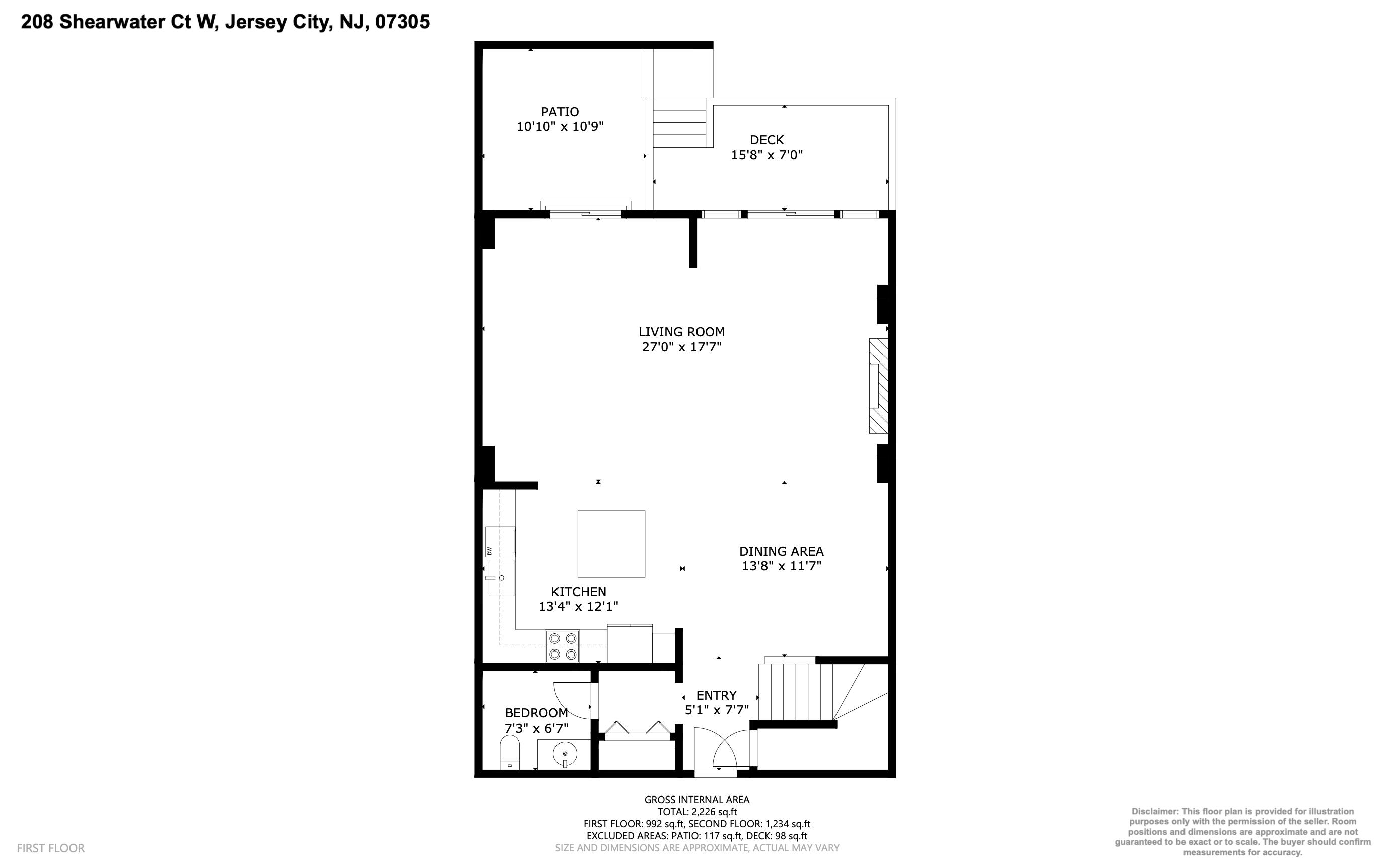 208 Shearwater Ct West Ct #15, Jersey City, New Jersey image 46