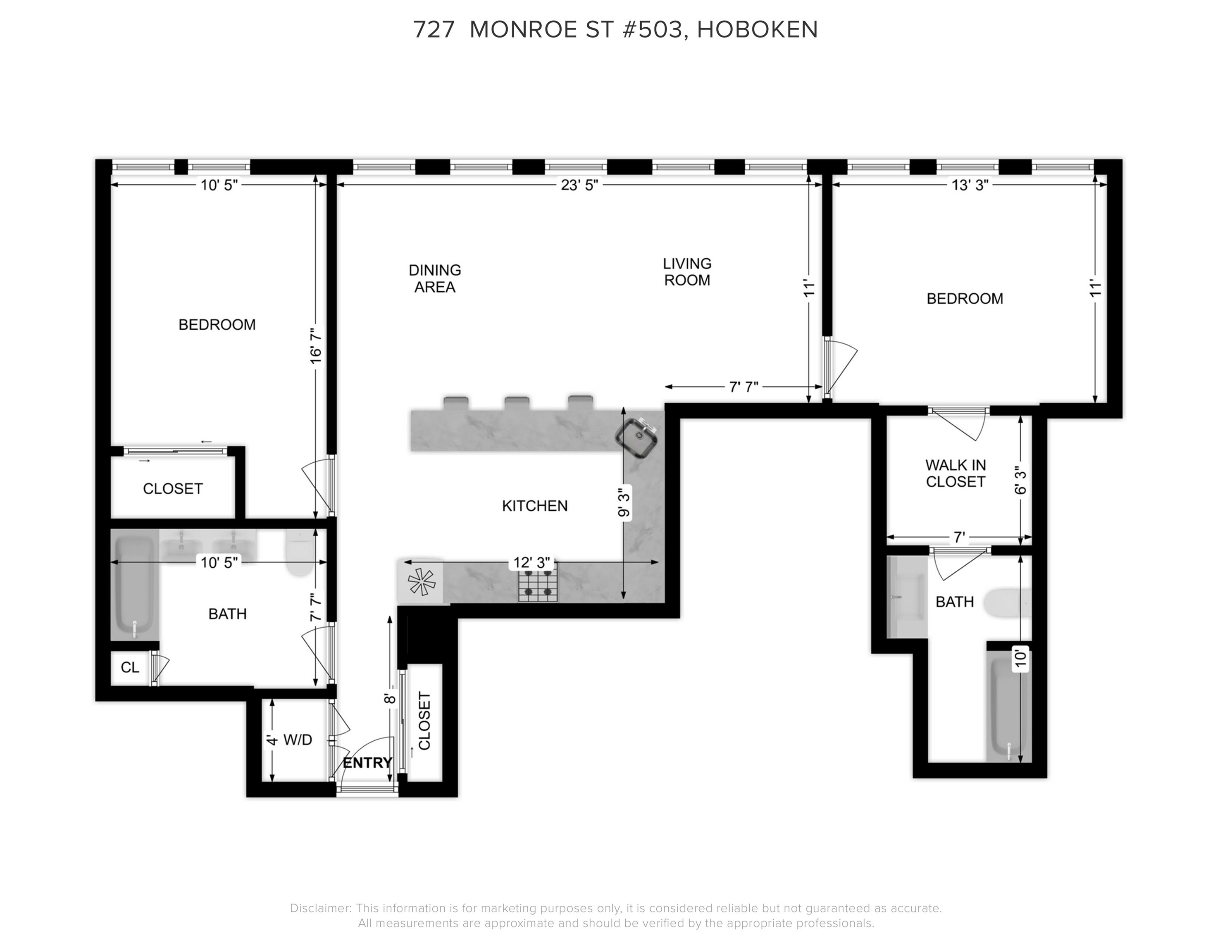 727 Monroe St #503, Hoboken, New Jersey image 26
