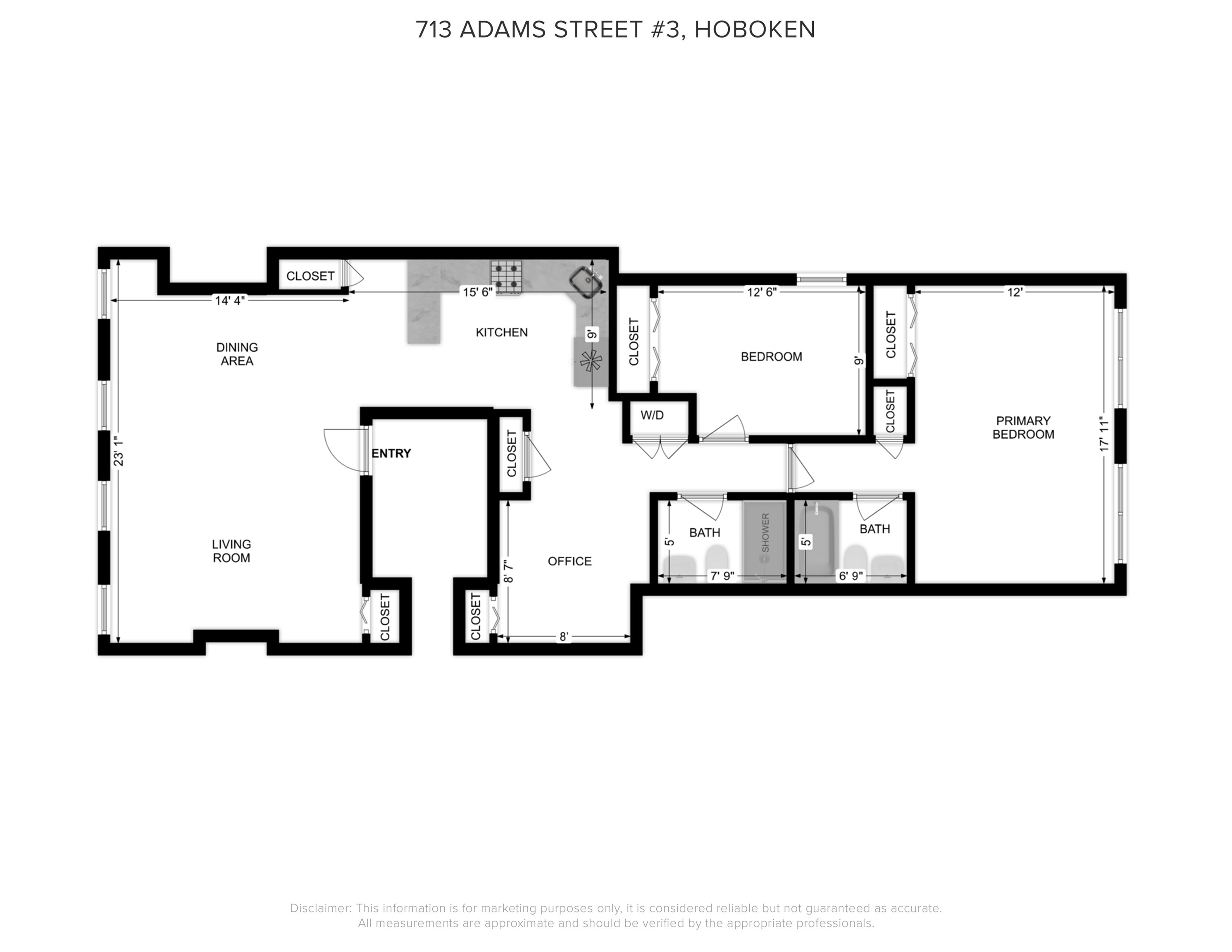 713 Adams St #3, Hoboken, New Jersey image 31