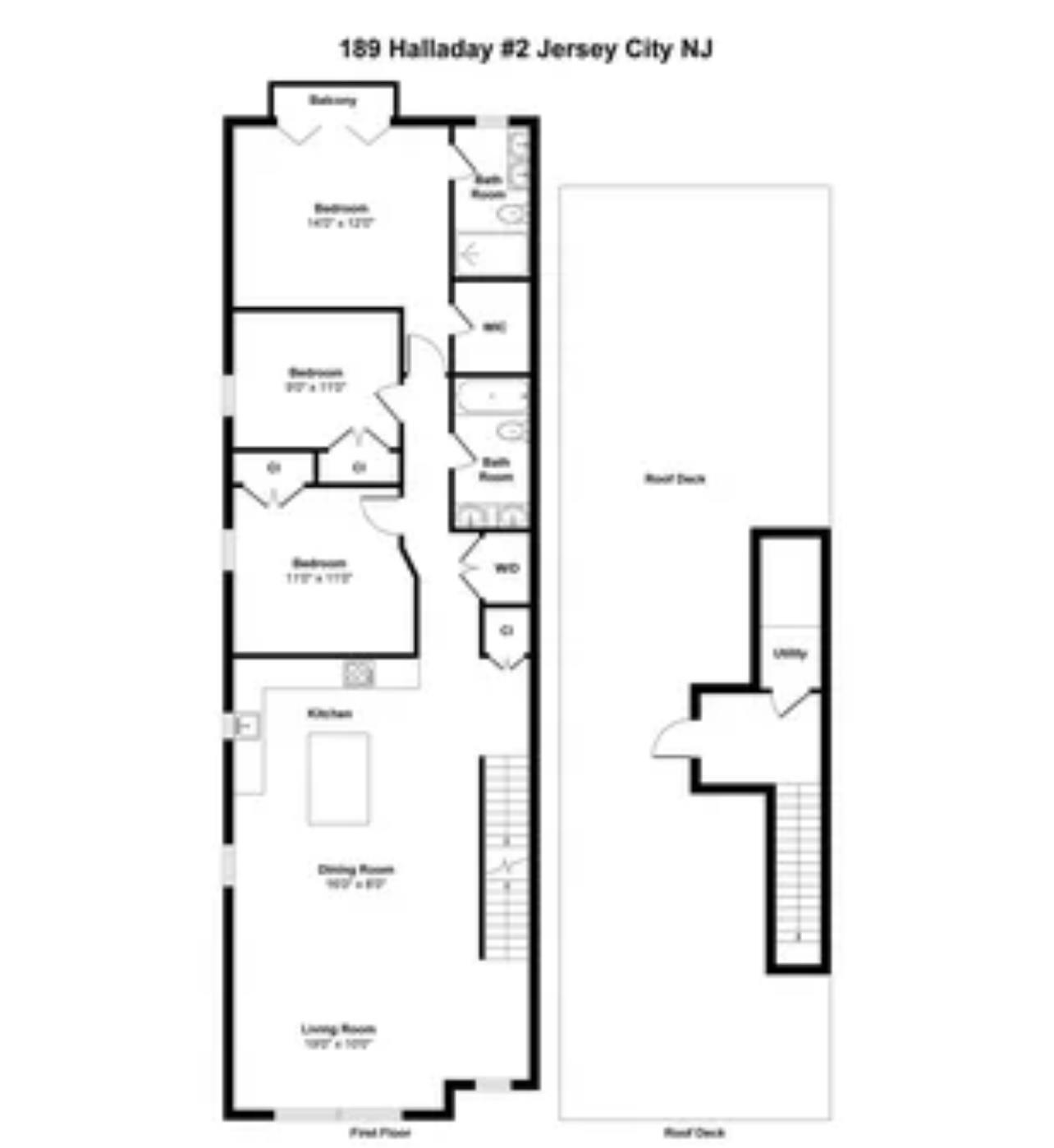 189 Halladay St #2, Jersey City, New Jersey image 16